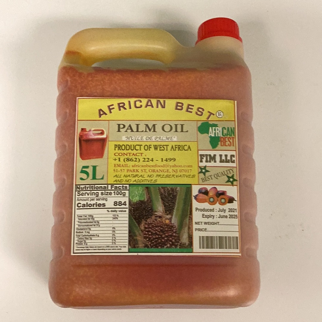 Palm Oil 5L African Best